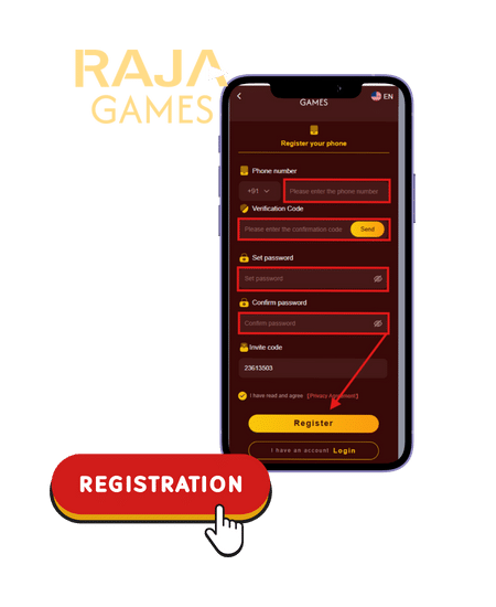 Raja Wager Registration